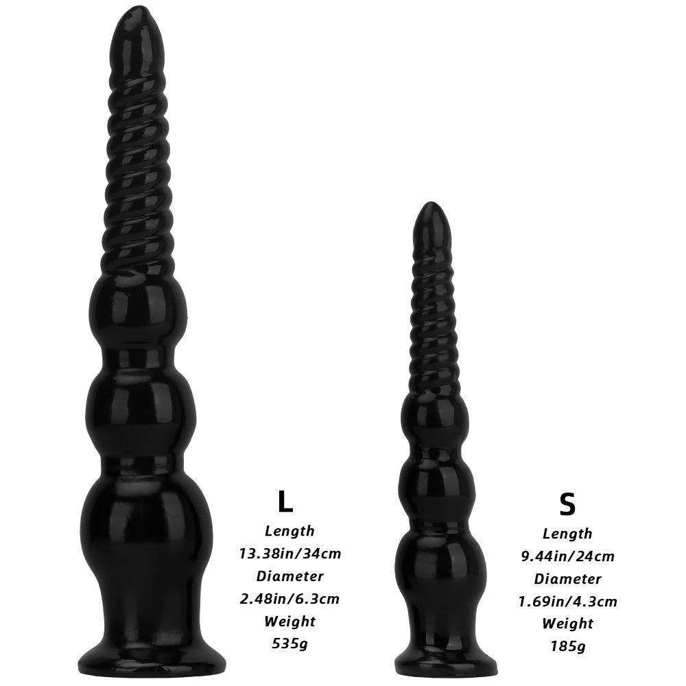 Soft PVC Anal Plug Butt Plug Trainer for Men and Women Adult Sex Toy 18+