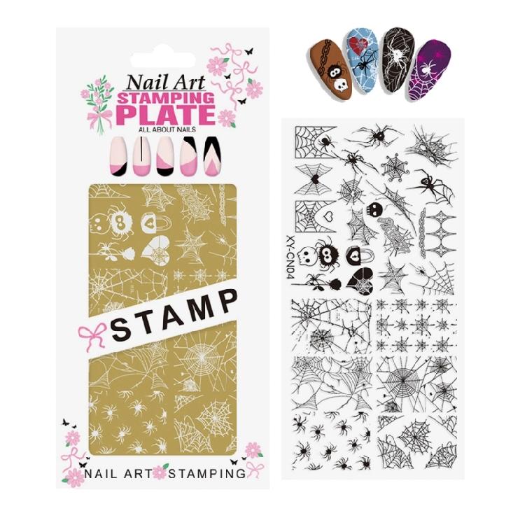 Long Lasting Metal Nail Design Stamp Reusable Template With Detailed Embossing For Gel And Regular Polish Users