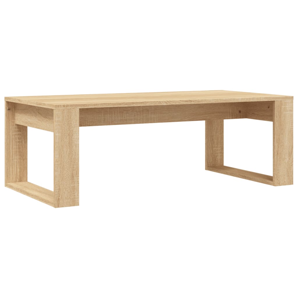  Coffee Table, Sonoma Oak 102x50x35 Cm, Wood-based Material