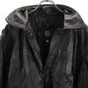 OLD 90s Genuine Leather leather jacket F Genuine leather quilted lining Men's Used