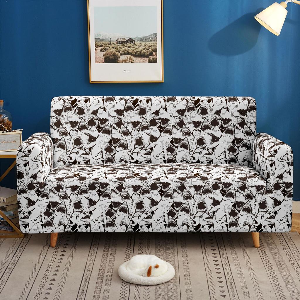 Lazy Non-Slip Elastic Sofa Cover, Pad Towel, All-Inclusive Universal Cover For All Seasons, Combined Magic Cover Leather Sofa Cover