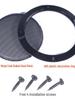 2'' to 10'' Black Speaker Horn Grille Faceplate Decorative Ring