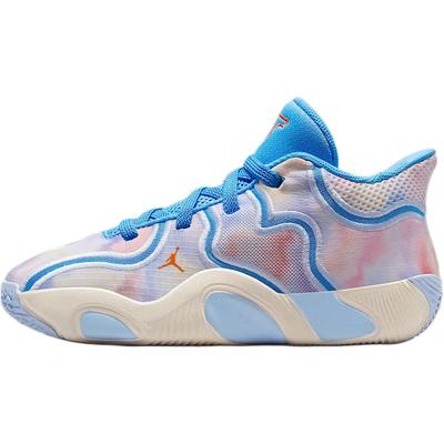 Air Tatum 3 PS Tie Dye Kids Sneakers Blue University-Blue Pale-Ivory HF3137-400