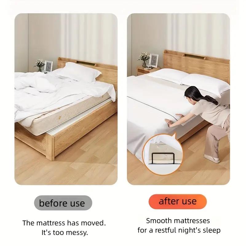 Adjustable Mattress Sofa Anti-slip Fastener Fixed Tatami Stainless Steel Wooden Bed Anti-run Artifact Punch Buckle
