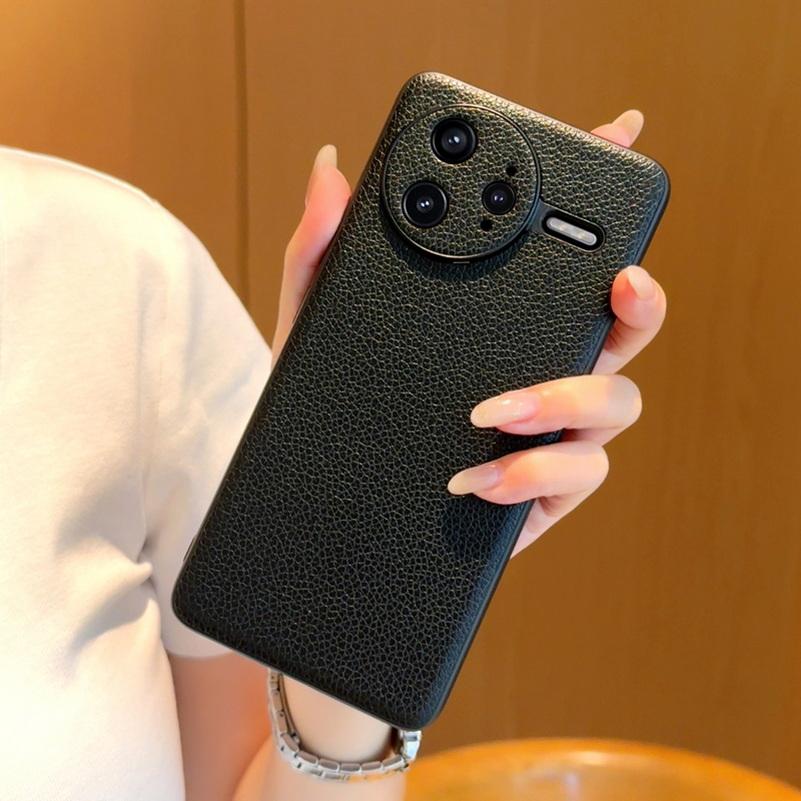 Good Skin Feel Lychee Plain Leather Phone Case For Poco F7 Ultra Poco F7 Pro POCO X7 5G Hard Protection Cover