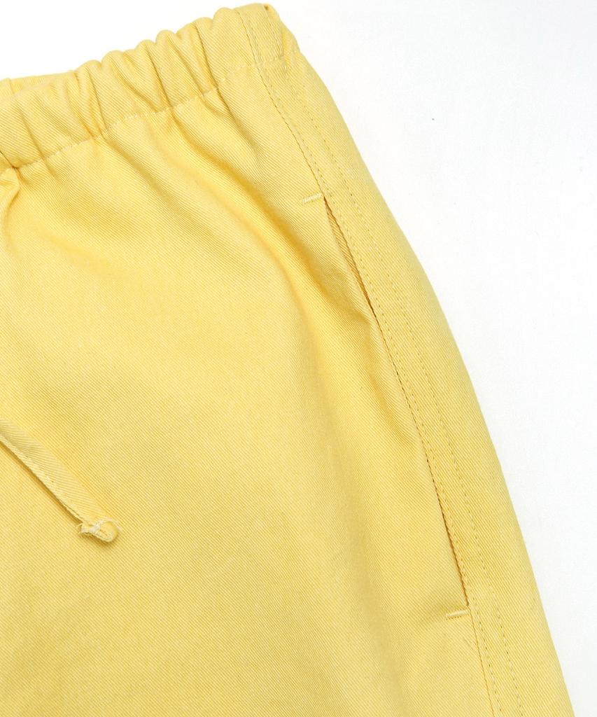 KIJIKO Ke613. Move Pigment Wide Pants Yellow