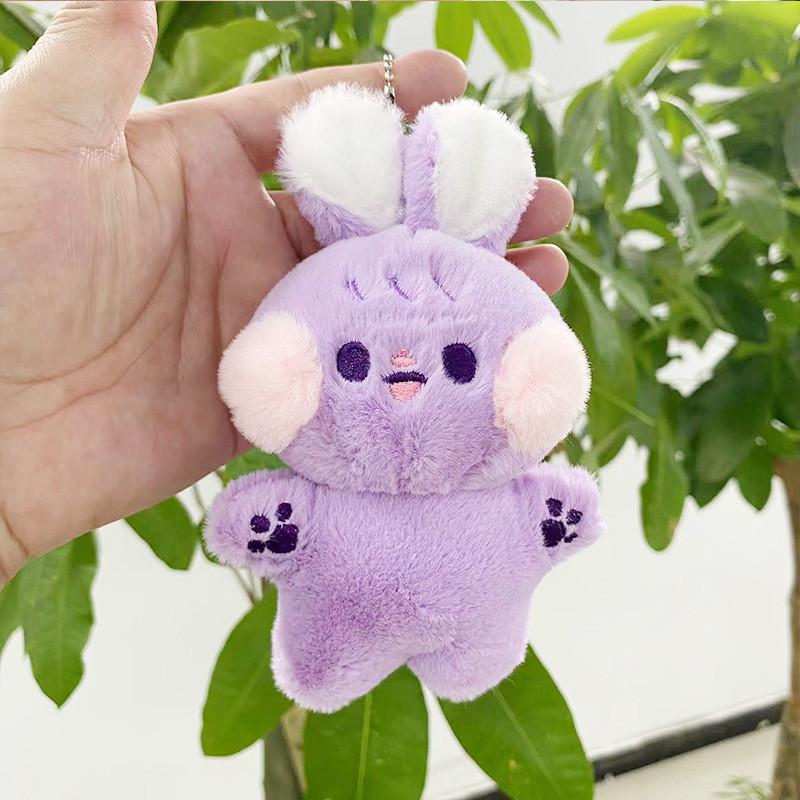 Plush Lovable Mini Cat Hanging Doll Keychain Perfect Companion For Bags And Key Accessories