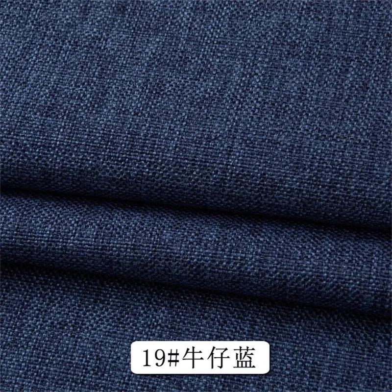 Cotton Linen Style Sofa Fabric By Meters for Upholstery Tablecloth Bag Curtain Pillowcase Diy Sewing Thick Wearable Cloth Plain
