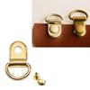 Multipurpose D Rings Eyelet Rivet Clasps Rustproof Metal Carabiner Easy Disassemble D Rings Mountaineering Buckle