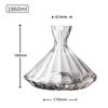 MDNG Creative Vertical Stripe Wine Decanter