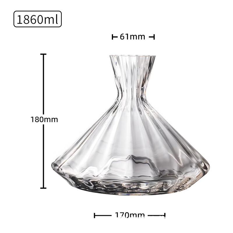 MDNG Creative Vertical Stripe Wine Decanter