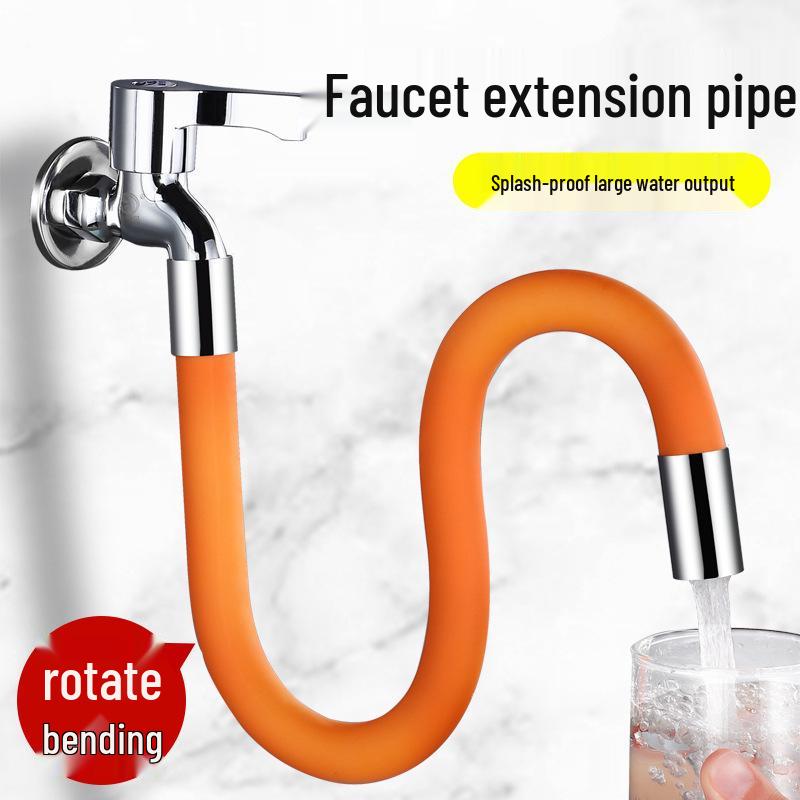 Anti-Splash Universal Faucet Extension Tube for Kitchen