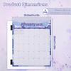 2026 Magnetic Calendar for Refrigerator, 14.41x1.42in Large Tear-Off January to December Calendar with Strong Magnetic Backing for Family Planning