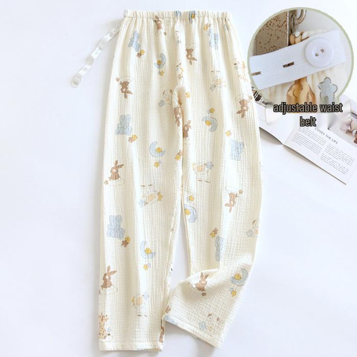Pure Cotton Gauze Maternity Dress - Summer Nursing Nightgown for Hospital & Home, Plus Size, Women's Spring/Autumn Pregnancy Pajamas.