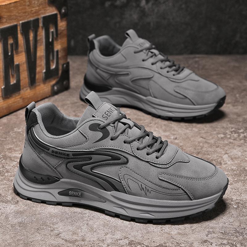 Spring New Low-top Non-slip Soft Sole Light and Comfortable Forrest Gump Shoes Sports Running Casual Dad Shoes
