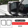 For Land Cruiser Prado LC250 1958 Rearview mirror rain eyebrow J250 Exterior Decoration Accessories 2024-2025 Lexus GX 550