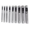 10pcs Leather Hole Punching Tools Leather Hollow Drilling Puncher Kit 1-10mm Clothing Leathercraft DIY Accessories