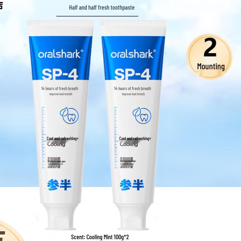 

Oralshark Dynamic Mint Fresh Breath Toothpaste