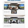 JOYTUTUS Car Rear View Mirror With Baby Mirror, Universal 11 Inch Panoramic Convex Rearview, Clip-On Wide Angle Rear View Reduce Blind Spot