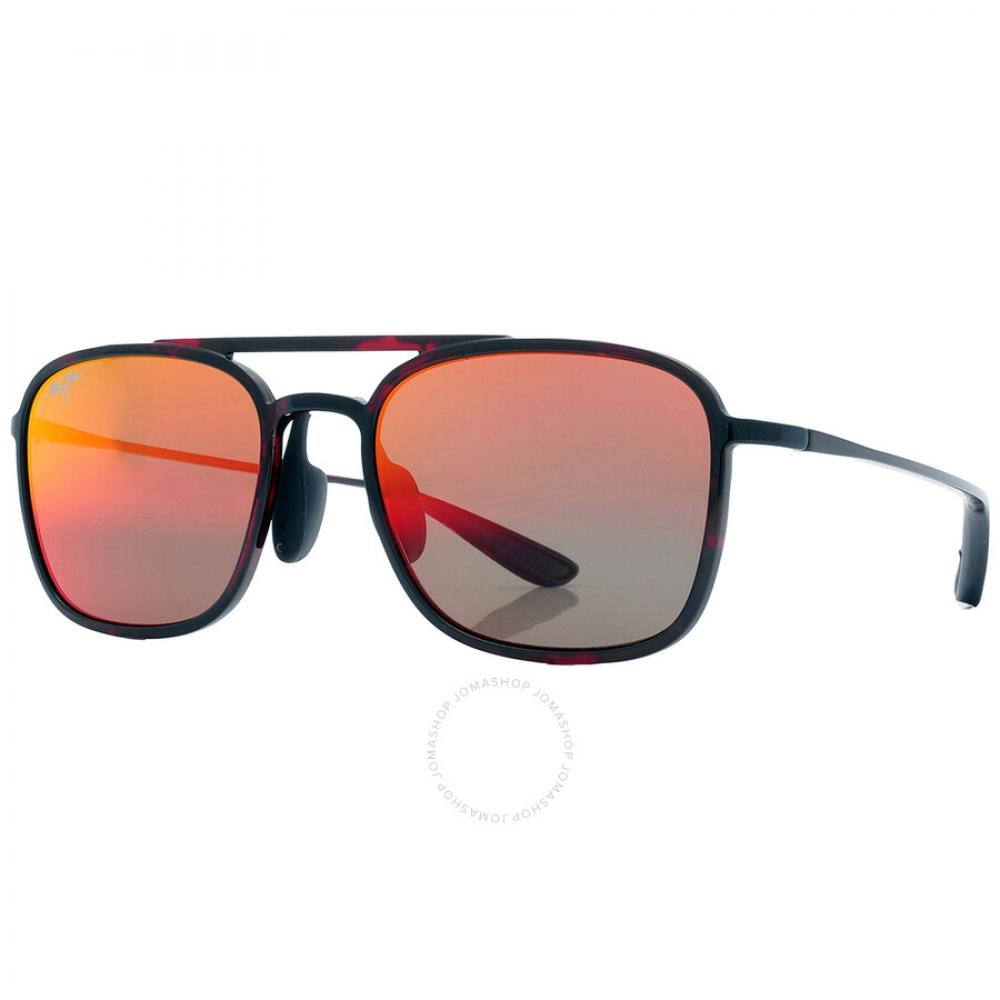 Maui Jim Keokea Hawaii Lava Navigator Unisex Sunglasses Rm447 04t 55