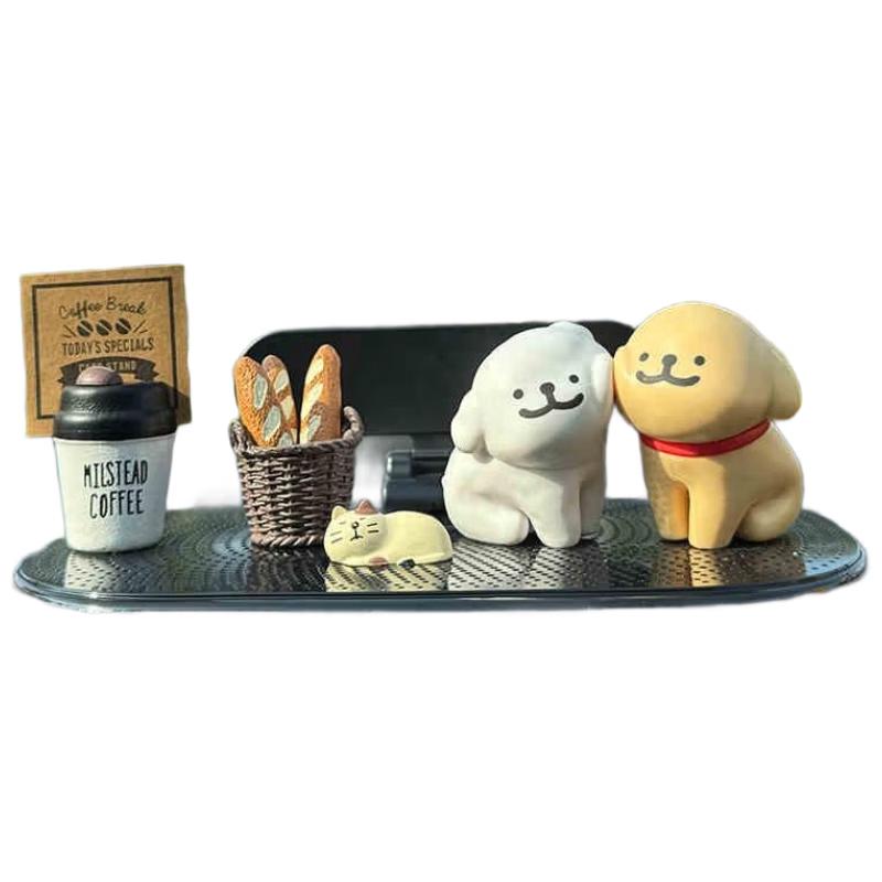 

Ai Ge Car Dashboard Ornament Set with Parking Sign