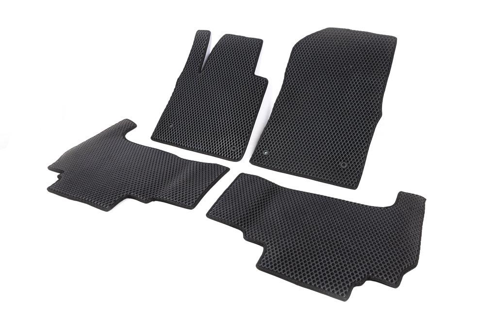 Rugs (2007-2012, EVA, Black) for Toyota Land Cruiser 200