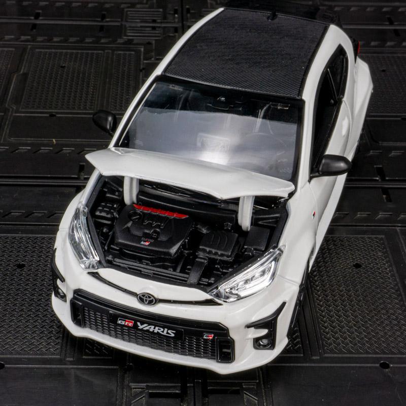 Maisto 1/24 GR Toyota Yaris Alloy Car Model Diecasts Metal Vehicles Car Model High Simulation Miniature Scale Childrens Toy Gift