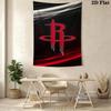Rockets Logo Design Threepiece Set 1 Duvet Cover 2 Pillowcase Without Core Bedding Set Soft And Comfortable Christmas Birthday Gift