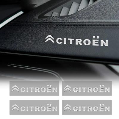 Car Styling 3D Stickers Metal Logo Personality Label Decals Waterproof Stickers For C4 C5 C3 C2 C1 C4L C6 Picasso Saxo