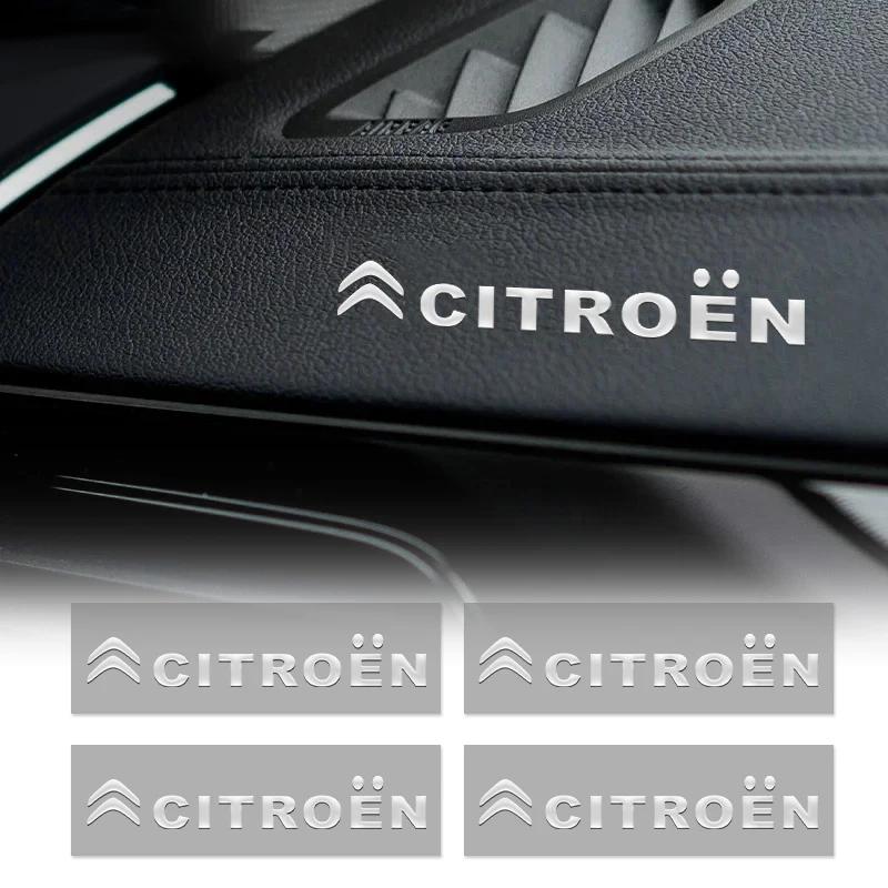 Sticker 3D Car Styling logo metallico etichetta personalità decalcomanie adesivi impermeabili Per Citroen C4 C5 C3 C2 C1 C4L C6 Picasso Saxo