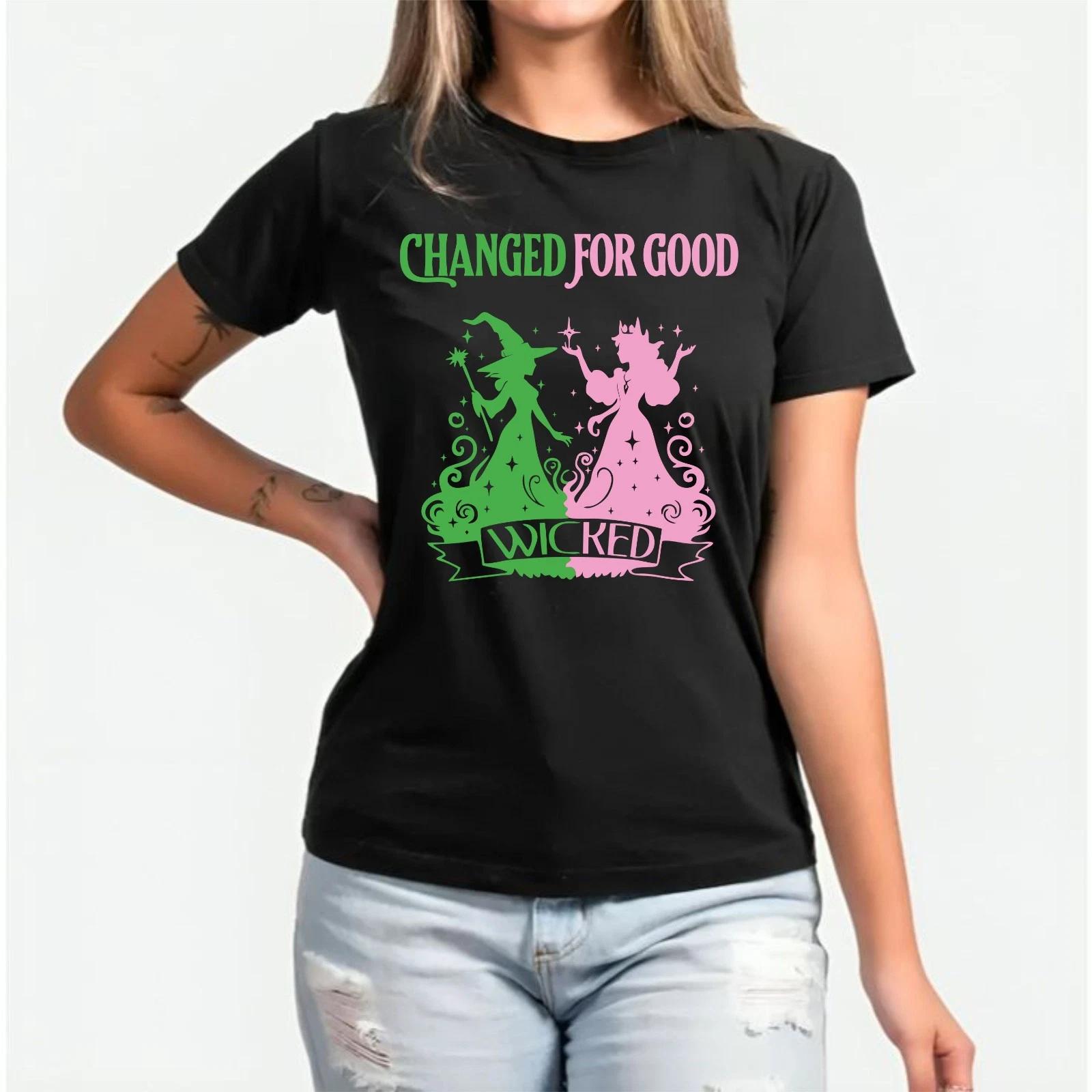 Vintage Wicked Changed For Good Comfort Shirt, Defy Gravity Broomstick Tee Top S