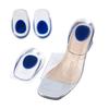 Thickened Silicone Gel Heel Pad - Soft, Comfortable, Two-Color Rear Foot Cushion Insole.