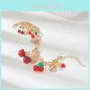 Cherry Heart Alloy Butterfly Bow Pendant Fashion Jewelry For Women And Men
