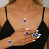 Fashionable Love Diamond Jewelry Set for Women with a Gentle and Luxurious Design Style