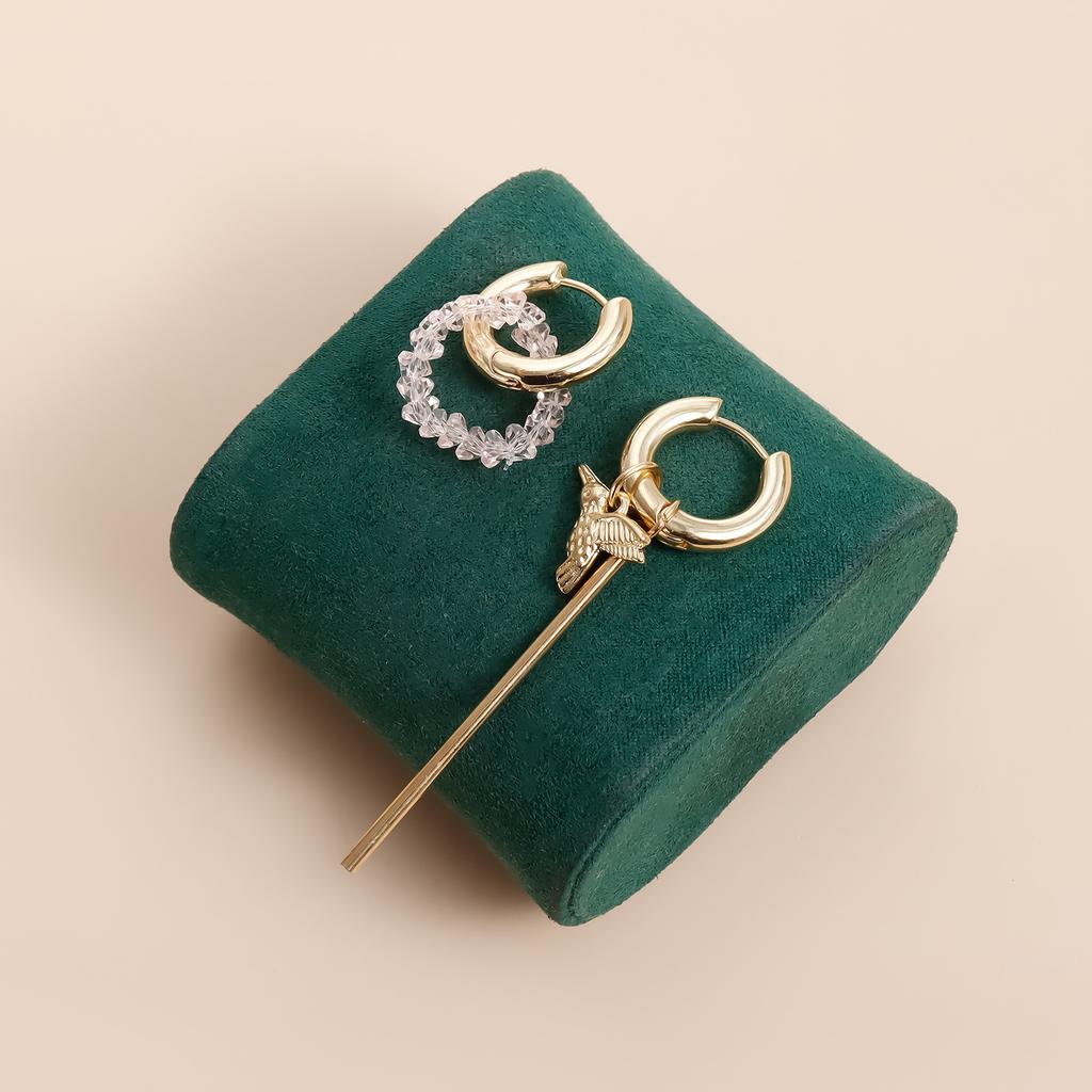 Retro Dolphin Tail Glazed Sea Star Asymmetric Fashion Luxury Earrings for Women Girls  Accessories Wedding Part Gifts