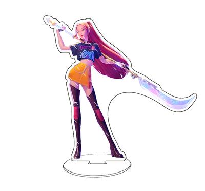 Anime KPop Demon Hunters Figure, Acrylic Stand, Rumi Mira Zoey Model,  Birthday Table Decoration, Christmas Gift for Fans