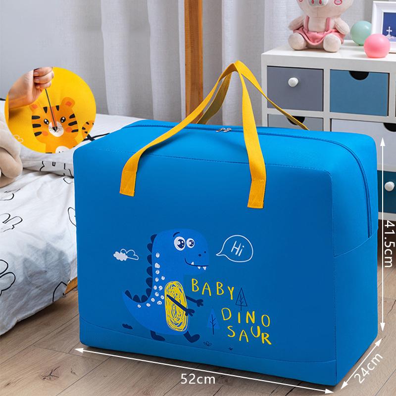 Quilt Storage Bag, Mobile Packaging Bag, Non-Woven Fabric, Student Quilt Storage Bag Large Capacity, Portable Handbag Cartoon