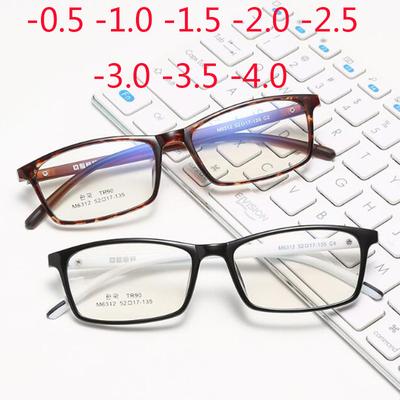 Square  Anti Blue Light Glasses Teens Boy Girls Computer Prescription 8-14 Years -0.5 -0.75 -1.0 -1.5 -2.0 -3.0 -4.0
