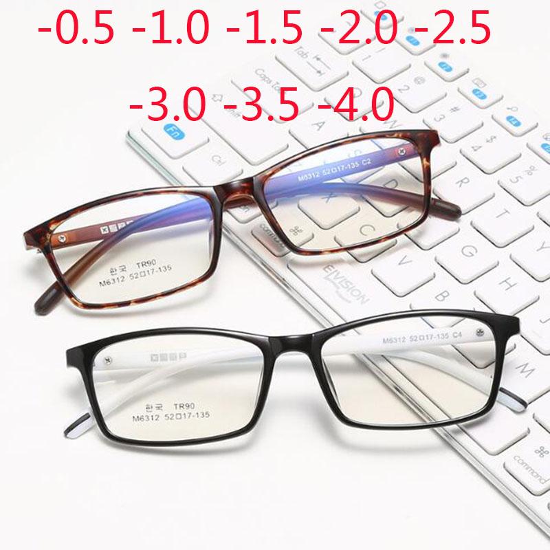 Square Anti Blue Light Glasses Teens Boy Girls Computer Prescription 8-14 years -0.5 -0.75 -1.0 -1.5 -2.0 -3.0 -4.0