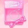 Barbie crystal bracelet [ Crystal* Heart to Heart] Light luxury niche romantic ritual, lovers commemorate boys' confession O-Ba2605007