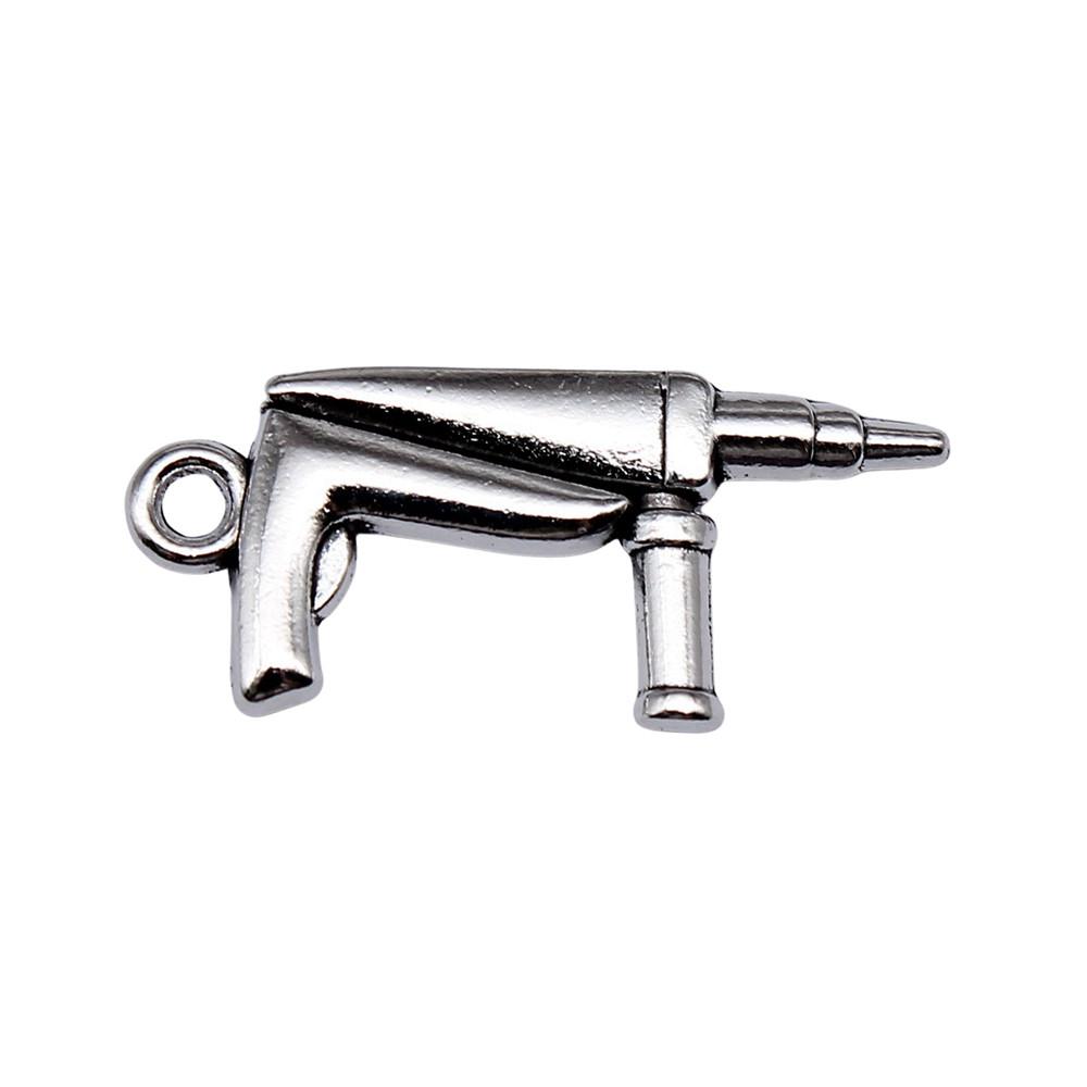 Hammer Charms Multi Color Alloy Pendants For Tool & Construction Themed Jewelry