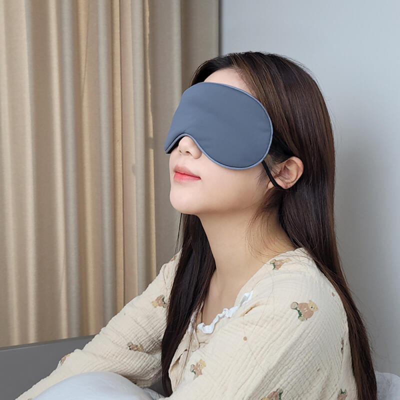 Silk Blackout Double-Sided Sleep Mask Four Seasons Eye Mask Eyeshade Sleep Mask LHE-D03