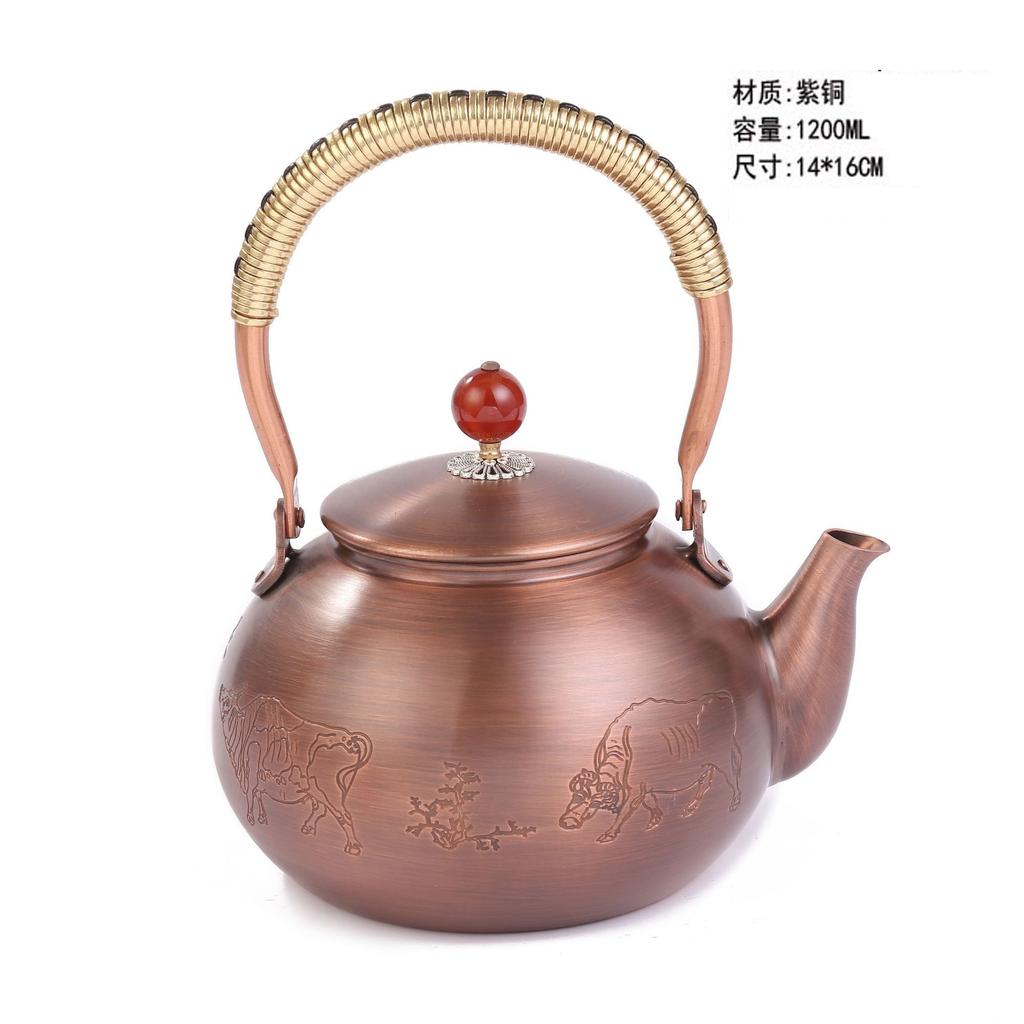 Copper Teapot Thickened Old Style Kettle