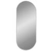 VidaXL Wall Mirror Makeup Mirror Vanity Cosmetic Bathroom Decoration Toilet Living Room Interior Silver 348190