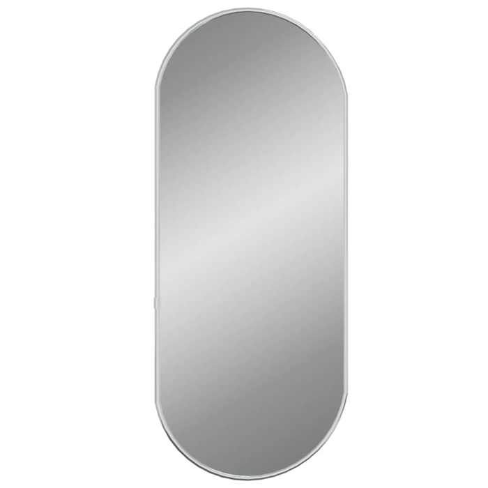VidaXL Wall Mirror Makeup Mirror Vanity Cosmetic Bathroom Decoration Toilet Living Room Interior Silver 348190