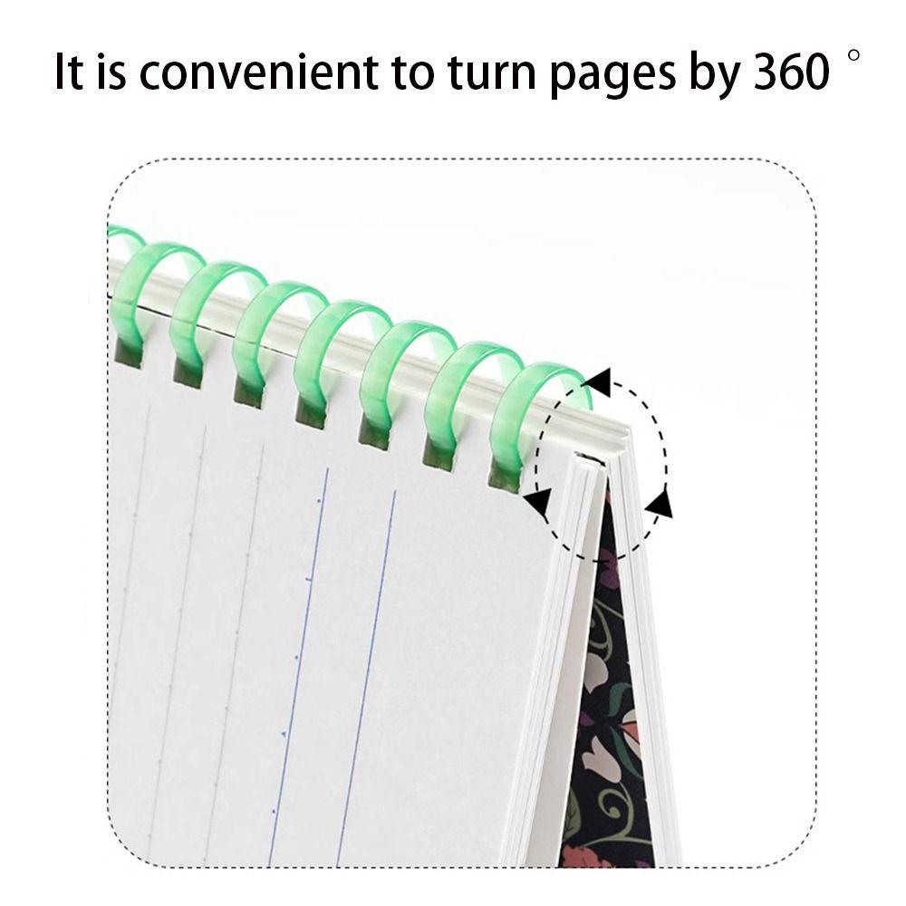 A5/B5 Soft Coil Notebooks 160 Pages 180° Lay-Flat Notepad Creative Student Class Notebooks  Student
