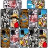 For Samsung Galaxy S24 S23 iPhone 16 15 14 Xiaomi Redmi Note 13 12 11 10Plus 9 Pro Max X XR Phone Case Lovely Nami One Piece Luffy OPPO Huawei Cover