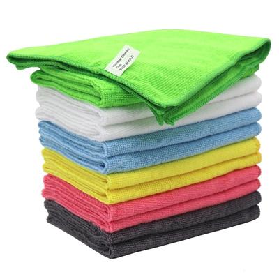 6/12 Stück Verdickte Reinigungstücher für Mikrofaser-Küche Wiederverwendbare Mehrzweck-Reinigungstücher 6 Farben Haushaltswerkzeuge Putzlappen