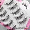 Doudou Sweet Swallowtail Fishtail Comic False Eyelashes, Transparent Stem, Asian-European Mixed Style