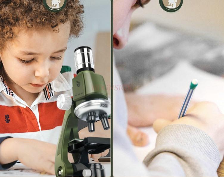Microscope For Middle School Students Special Children'S Science Puzzle Toy Primary School Biological Optics Experimental Set